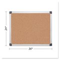 Mastervision Cork Bulletin Board 24x36", Aluminum Frame CA031170